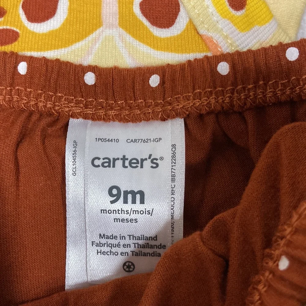 NWT Carters 9 month denim look chambray set, butterfly set